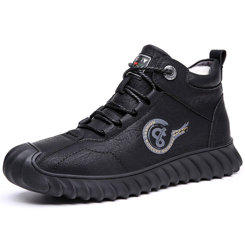 Beidouniao Тёплые короткие зимние ботинки мужские черные с шерстяной подкладкой, цвет Black Wool Fleece-Lined
Beidouniao Тёплые короткие зимние ботинки мужские черные с шерстяной подкладкой, цвет Black Wool Fleece-Lined