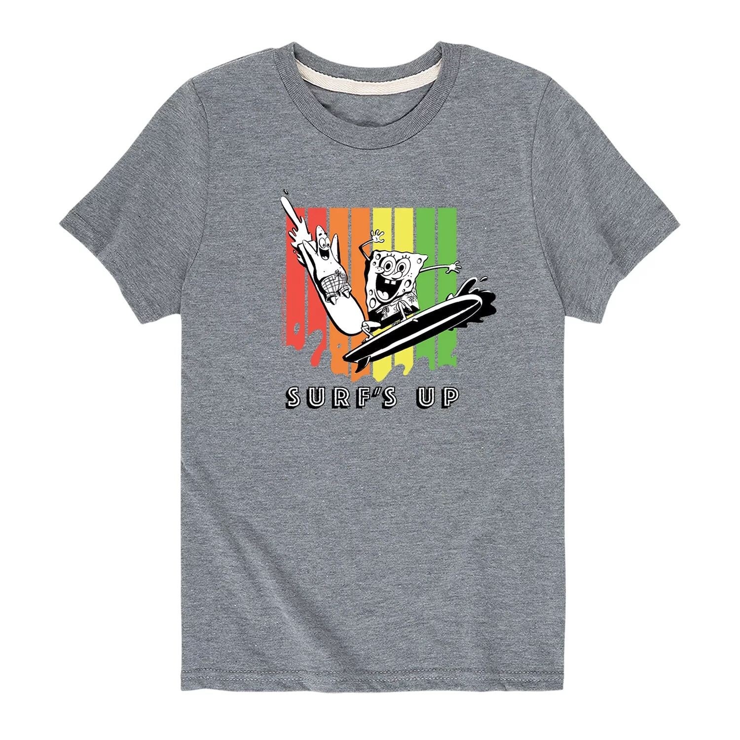 Футболка с рисунком Spongebob Surf's Up Bars для мальчиков 8–20 лет Nickelodeon
Футболка с рисунком Spongebob Surf's Up Bars для мальчиков 8–20 лет Nickelodeon