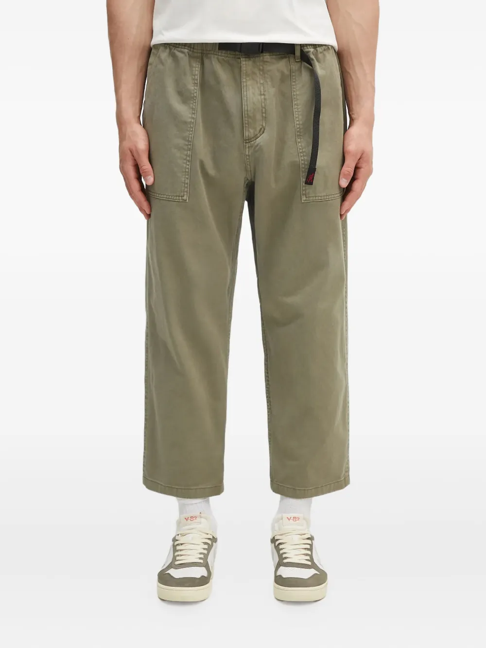 Брюки с поясом и боковыми карманами Gramicci, зеленый
Брюки с поясом и боковыми карманами Gramicci, зеленый