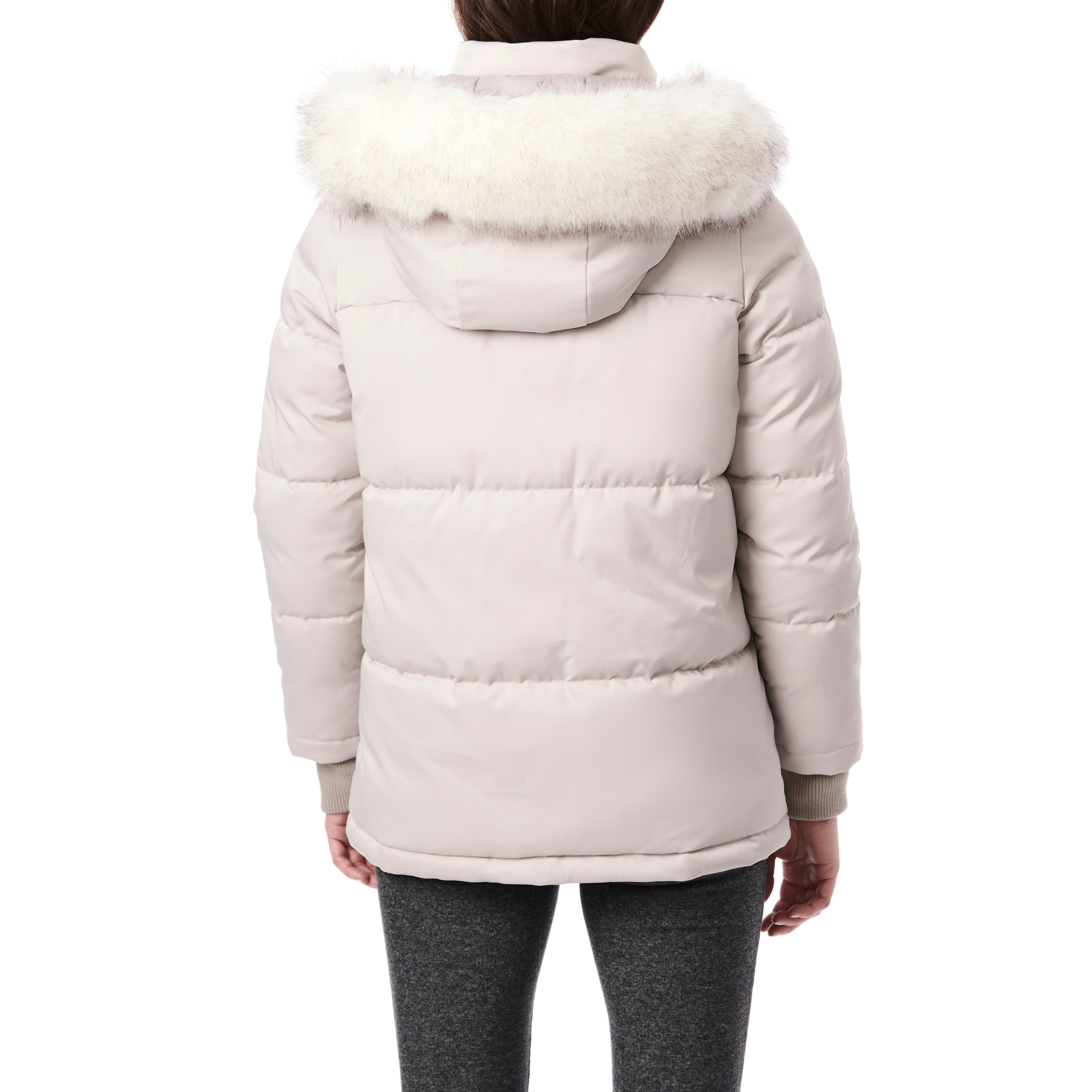 Тяжелая стеганая куртка с отделкой из искусственного меха на капюшоне Bernardo, цвет pearl grey, Белый, Тяжелая стеганая куртка с отделкой из искусственного меха на капюшоне Bernardo, цвет pearl grey
Тяжелая стеганая куртка с отделкой из искусственного меха на капюшоне Bernardo, цвет pearl grey, Белый, Тяжелая стеганая куртка с отделкой из искусственного меха на капюшоне Bernardo, цвет pearl grey