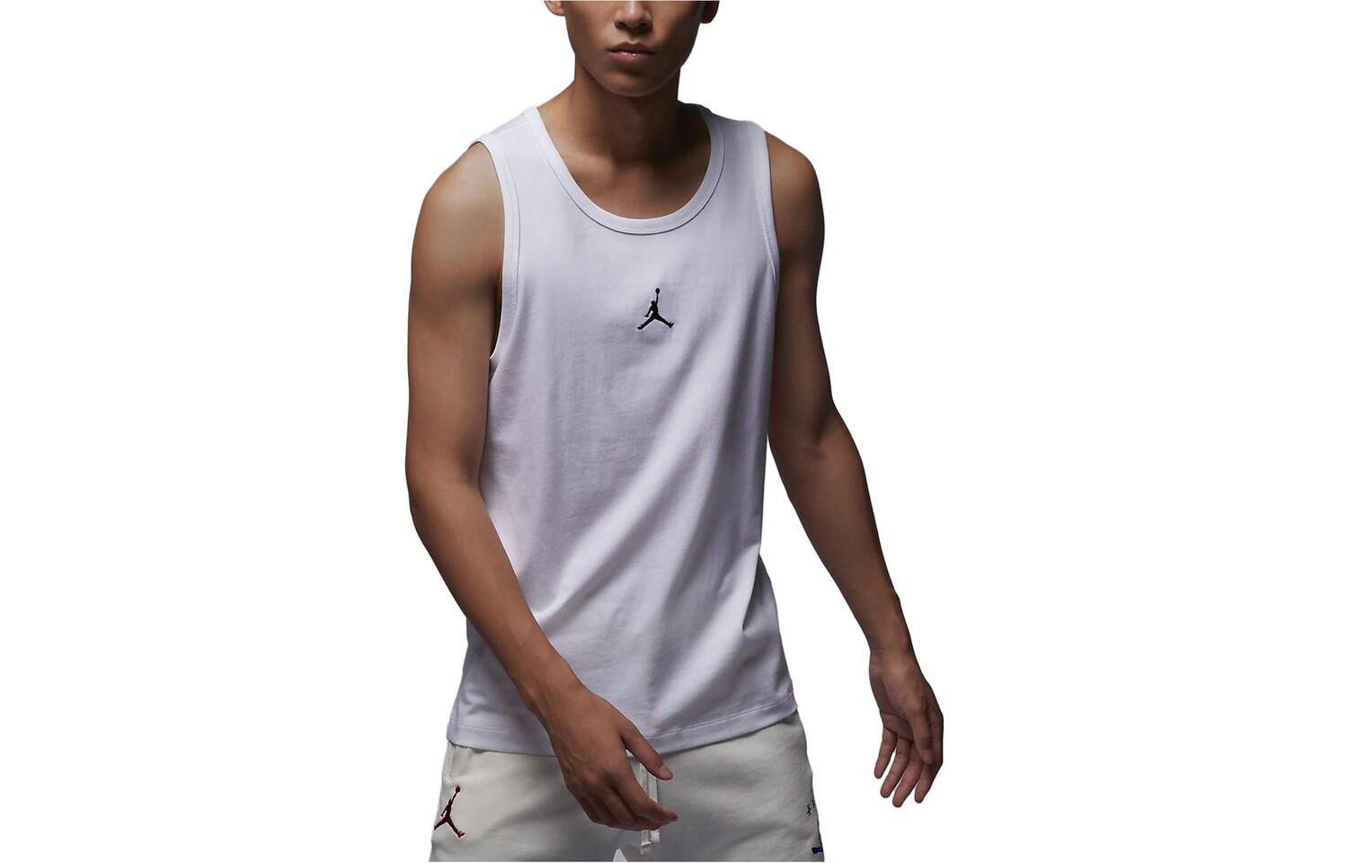 Мужская майка с вышитым логотипом белого цвета Jordan, белый
Мужская майка с вышитым логотипом белого цвета Jordan, белый