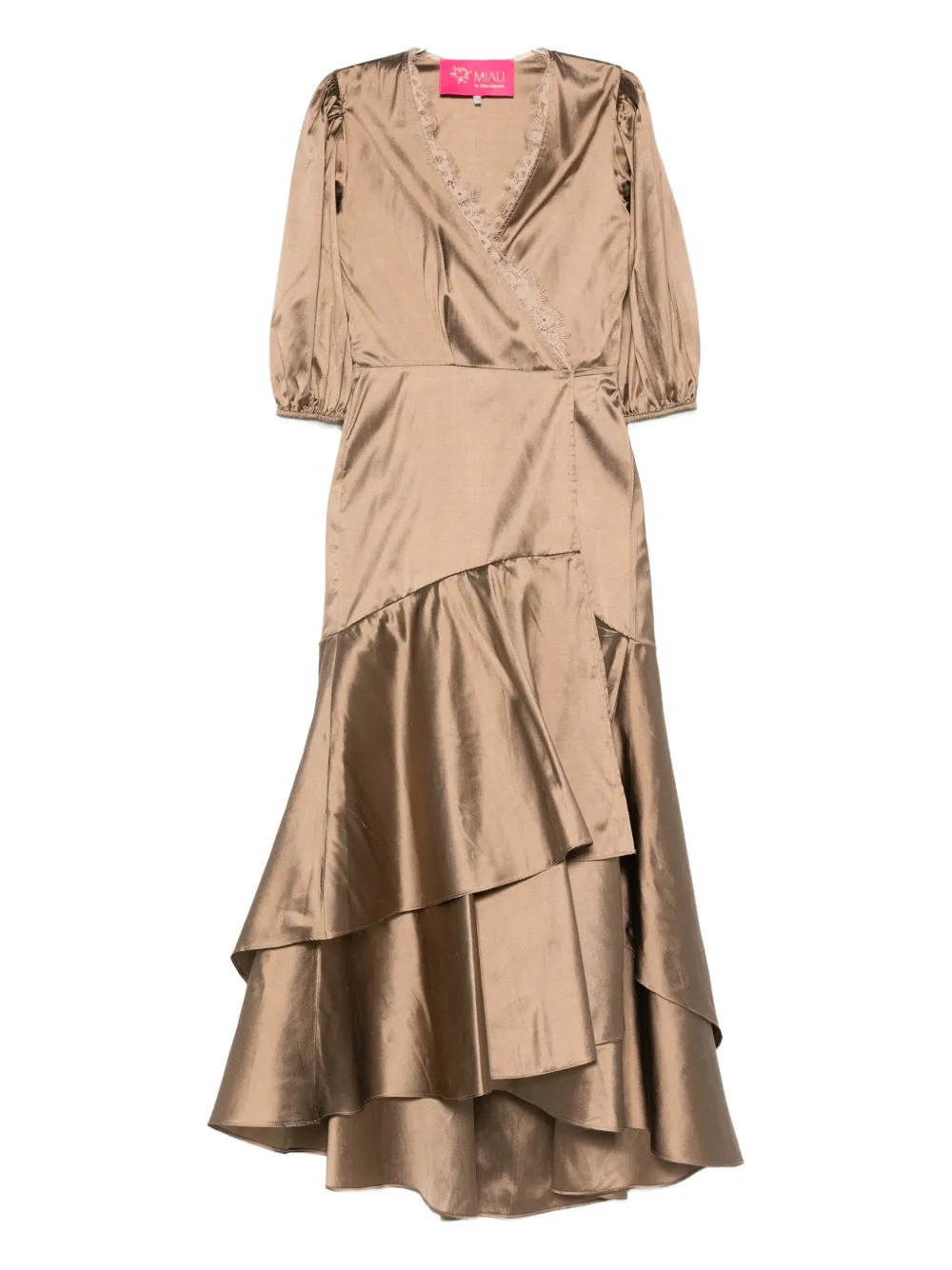 Платье Amelia с оборками и отделкой кружевом MIAU by Clara Rotescu, коричневый
Платье Amelia с оборками и отделкой кружевом MIAU by Clara Rotescu, коричневый