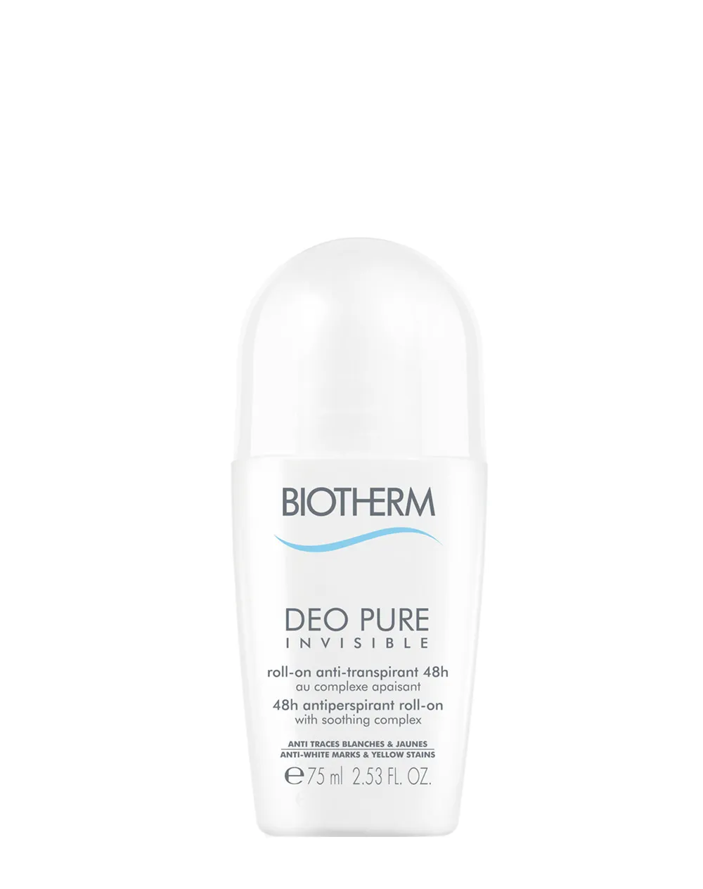 Шариковый дезодорант-антиперспирант Biotherm Deo Pure Invisible, 75 мл
Шариковый дезодорант-антиперспирант Biotherm Deo Pure Invisible, 75 мл