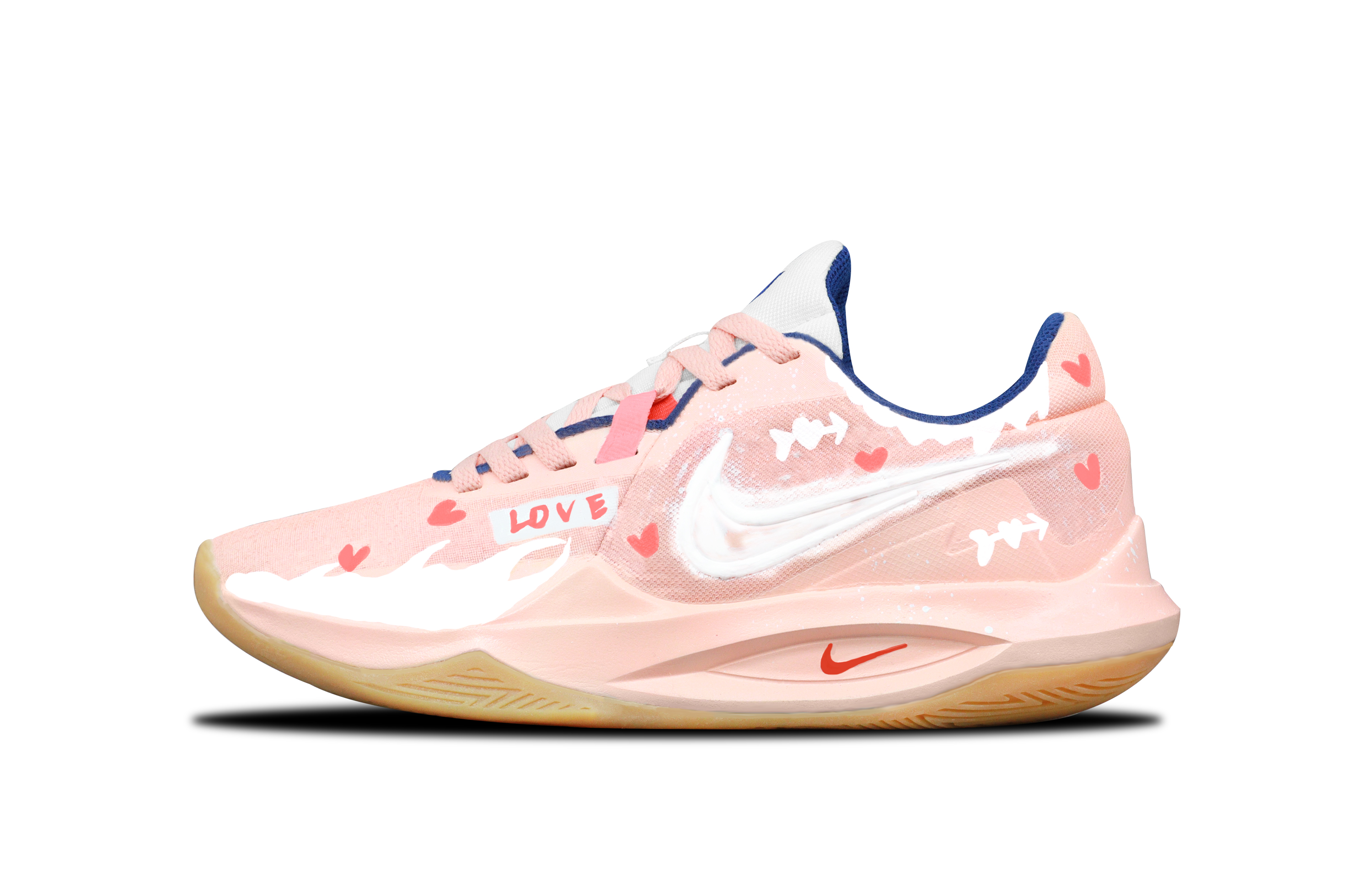 Nike Баскетбольные кроссовки Precision 6 Shock Absorbers с противоскользящим покрытием, устойчивые к истиранию, низкие, мужские, розовые, белые
Nike Баскетбольные кроссовки Precision 6 Shock Absorbers с противоскользящим покрытием, устойчивые к истиранию, низкие, мужские, розовые, белые