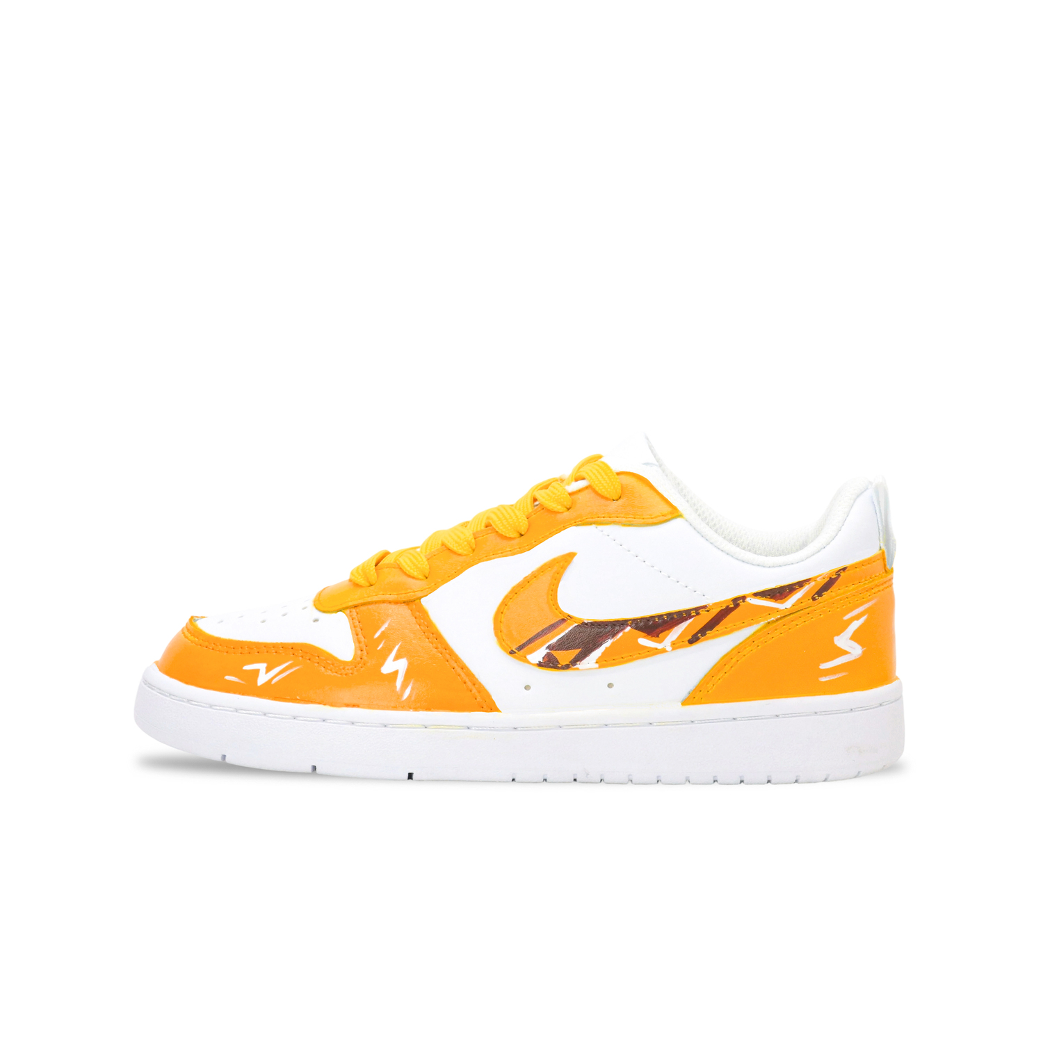 Nike Детские скейтбордистские кроссовки Court Borough Orange Flame Pattern Leather Lightweight Cushioning Low top, оранжевые
Nike Детские скейтбордистские кроссовки Court Borough Orange Flame Pattern Leather Lightweight Cushioning Low top, оранжевые
