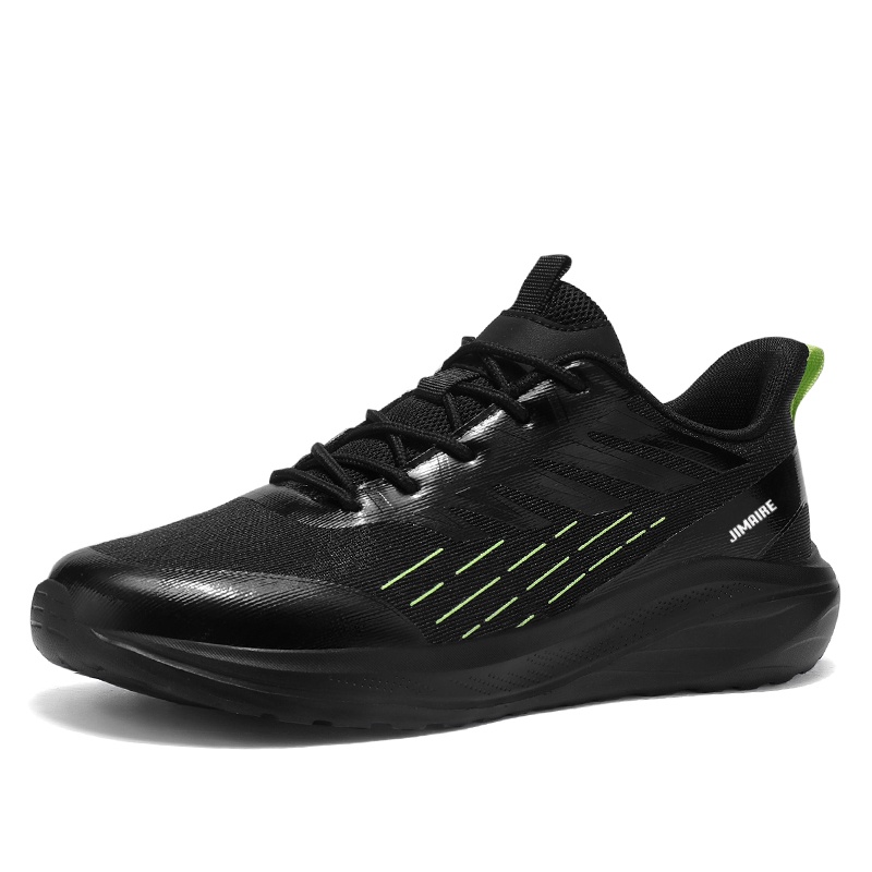 Нескользящие дышащие низкие повседневные туфли для мужчин King Jinmai, Black 
Нескользящие дышащие низкие повседневные туфли для мужчин King Jinmai, Black