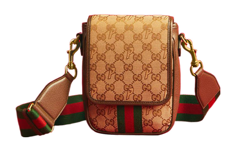 GUCCI Дворцовое сотрудничество холщовая сумка с кожаной лямкой через плечо унисекс
GUCCI Дворцовое сотрудничество холщовая сумка с кожаной лямкой через плечо унисекс