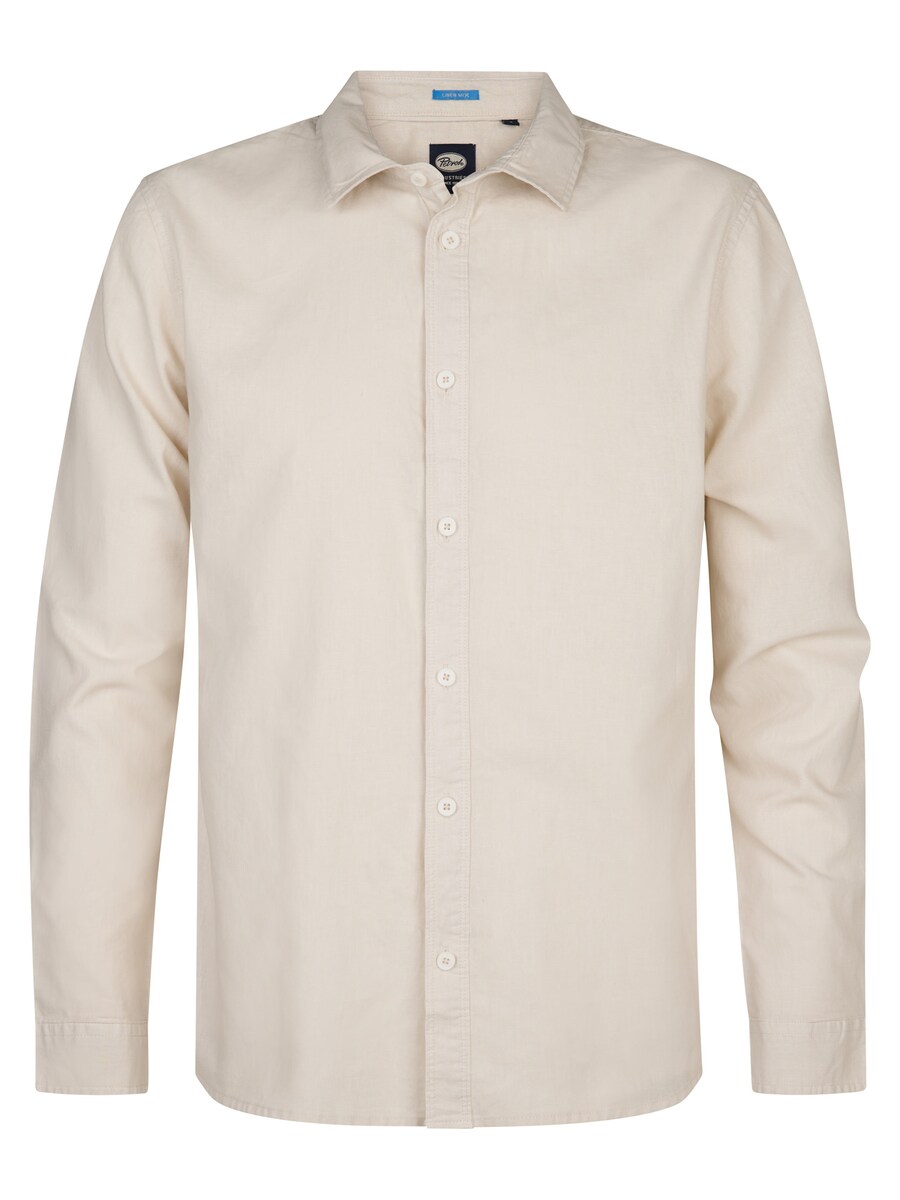 Рубашка на пуговицах классического кроя Petrol Industries, бежевый
Рубашка на пуговицах классического кроя Petrol Industries, бежевый