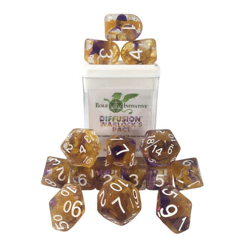 Аксессуары Role 4 Initiative R4I Dice w/ Arch'd4: Classes & Creatures: Diffusion - Warlock's Pact (Special Reserve) (15)
Аксессуары Role 4 Initiative R4I Dice w/ Arch'd4: Classes & Creatures: Diffusion - Warlock's Pact (Special Reserve) (15)