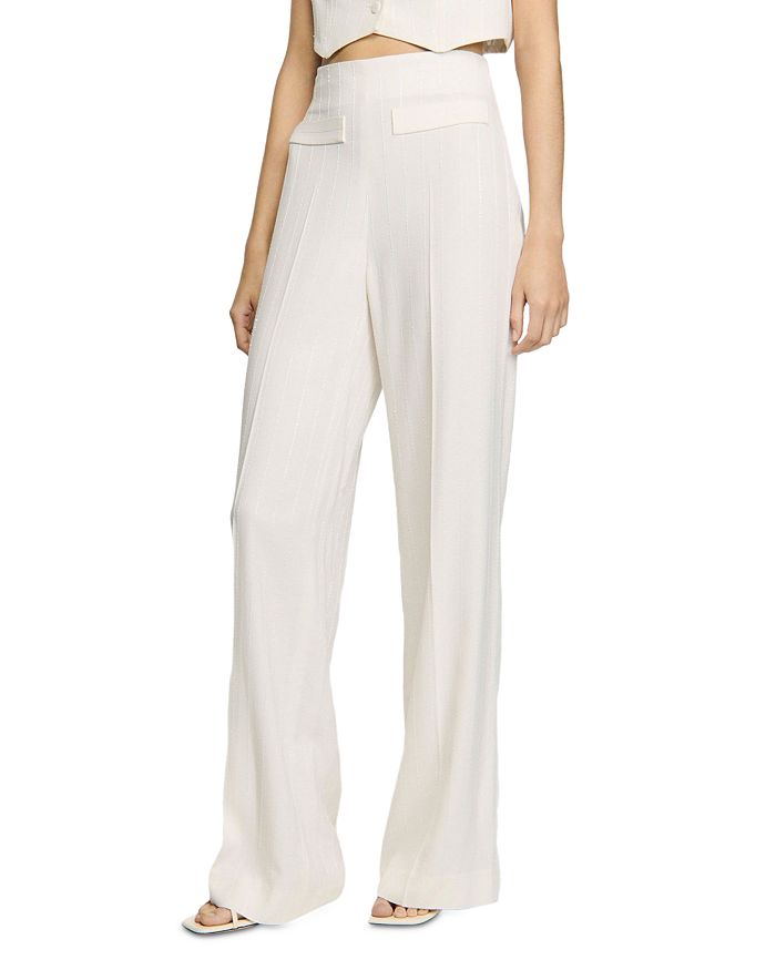 Брюки с пайетками Sandro, слоновая кость/кремовый
Брюки с пайетками Sandro, слоновая кость/кремовый