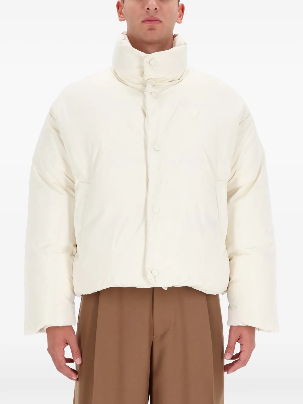 Куртка с воротником-воронкой Ami Paris, нейтральный
Куртка с воротником-воронкой Ami Paris, нейтральный