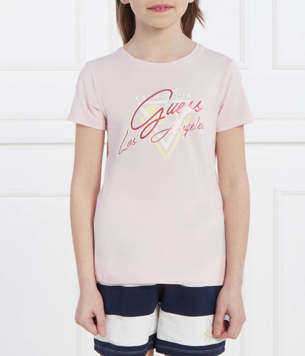 Футболка для девочек Guess с принтом, розовый
Футболка для девочек Guess с принтом, розовый