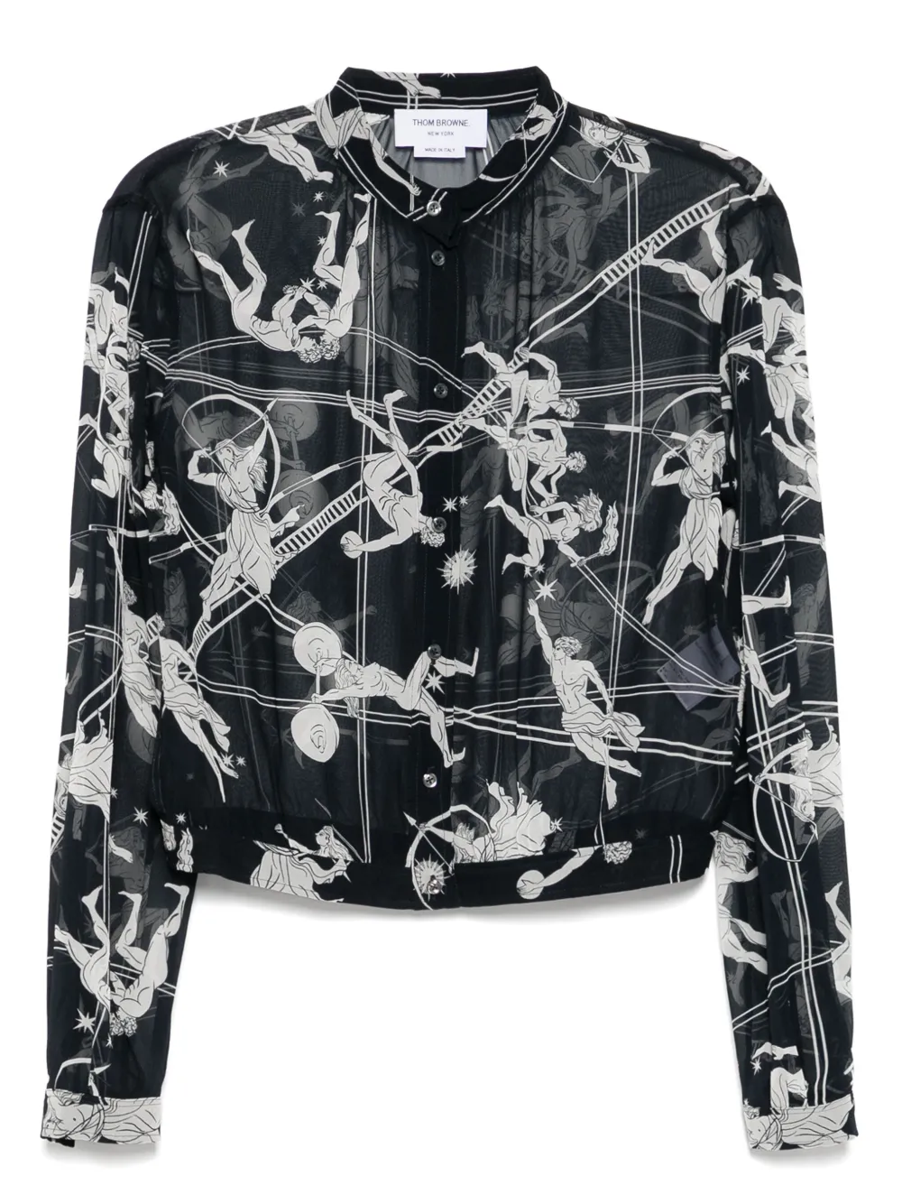 Блузка со сборками THOM BROWNE, синий
Блузка со сборками THOM BROWNE, синий