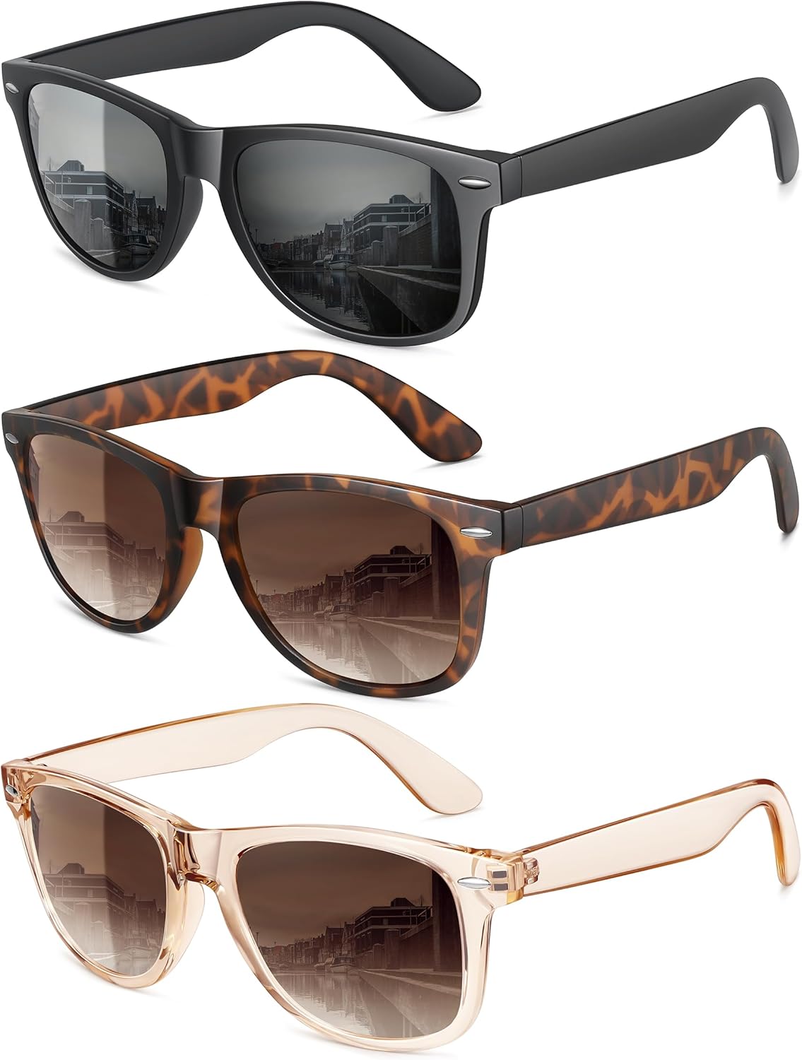 Поляризованные солнцезащитные очки MEETSUN для женщин и мужчин, классические ретро-стиль, модные очки для вождения, защита UV400 (3 шт.), (3 Pack) Matte Black + Brown + Tortoise Brown
Поляризованные солнцезащитные очки MEETSUN для женщин и мужчин, классические ретро-стиль, модные очки для вождения, защита UV400 (3 шт.), (3 Pack) Matte Black + Brown + Tortoise Brown