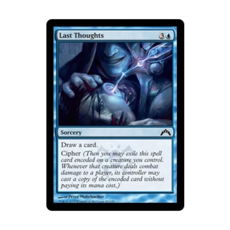 CCG Последние мысли (С), MTG - Gatecrash
CCG Последние мысли (С), MTG - Gatecrash