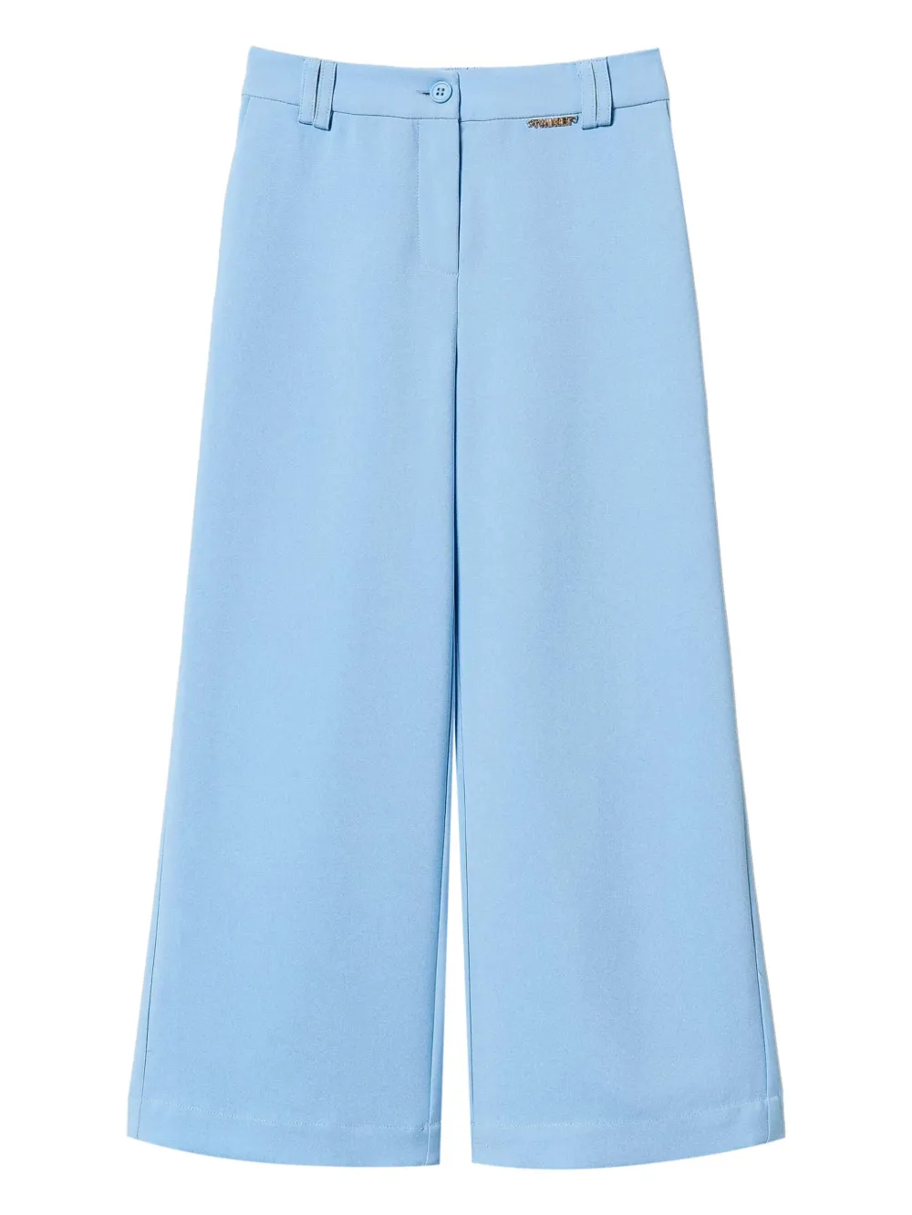 Креповые брюки палаццо TWINSET Kids, синий
Креповые брюки палаццо TWINSET Kids, синий