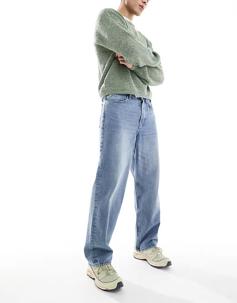 Свободные джинсы светло-голубого цвета ONLY & SONS
Свободные джинсы светло-голубого цвета ONLY & SONS