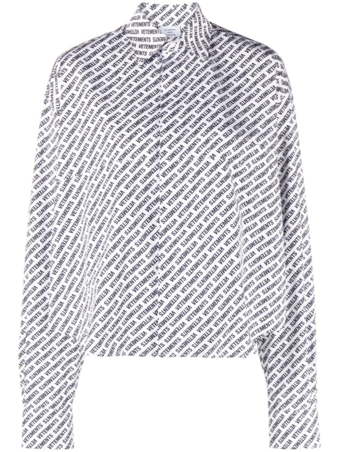 VETEMENTS поплиновая рубашка с логотипом, белый
VETEMENTS поплиновая рубашка с логотипом, белый