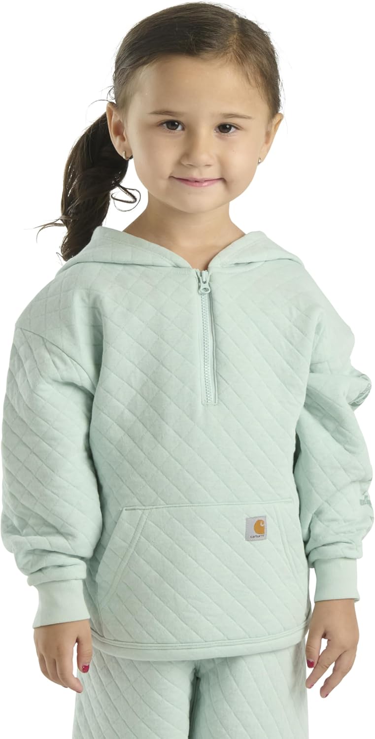 Carhartt девочки худи с длинным рукавом и молнией до середины, Surf Spray Green
Carhartt девочки худи с длинным рукавом и молнией до середины, Surf Spray Green