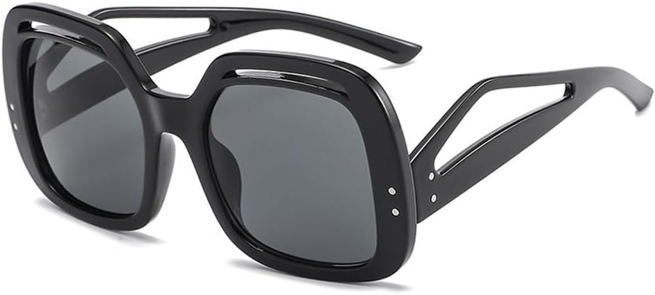 Модные солнцезащитные очки для женщин, стильные, с полыми дужками, панк-стиль, солнцезащитные очки для мужчин, большая оправа, винтажные очки, защита от ультрафиолета UV400 TKKTLLT, Black-black
Модные солнцезащитные очки для женщин, стильные, с полыми дужками, панк-стиль, солнцезащитные очки для мужчин, большая оправа, винтажные очки, защита от ультрафиолета UV400 TKKTLLT, Black-black