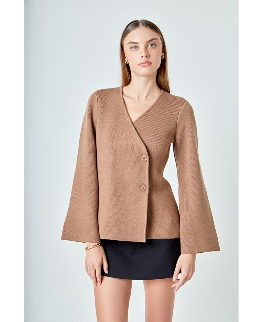 Женский кардиган-свитер с двумя пуговицами и присборенной талией endless rose, Mousse
Женский кардиган-свитер с двумя пуговицами и присборенной талией endless rose, Mousse