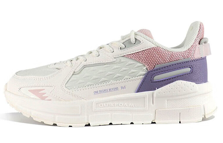Кроссовки Lifestyle женские с низким верхом Feather White/Pale Peach Pink/фиолетовый 361°
Кроссовки Lifestyle женские с низким верхом Feather White/Pale Peach Pink/фиолетовый 361°