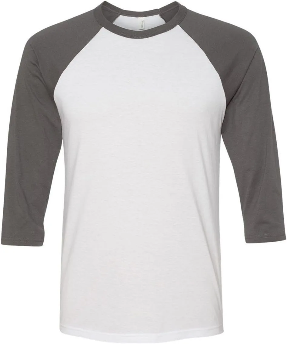 Футболка Unisex с рукавом три четверти Baseball Tee - Black Marble/ Black BELLA+CANVAS
Футболка Unisex с рукавом три четверти Baseball Tee - Black Marble/ Black BELLA+CANVAS