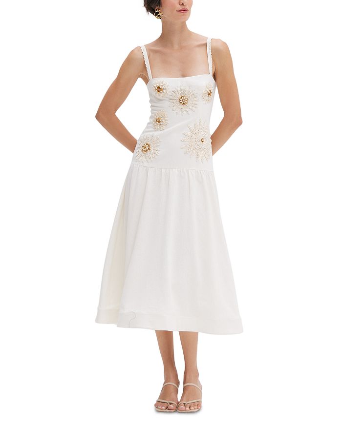 Тропильное миди-платье PatBO, слоновая кость/кремовый
Тропильное миди-платье PatBO, слоновая кость/кремовый