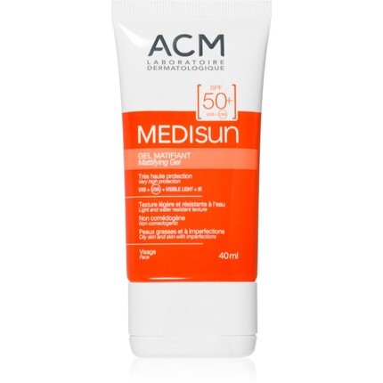 ACM Medisun Защитный матирующий крем для лица SPF 50+ 40 мл 
ACM Medisun Защитный матирующий крем для лица SPF 50+ 40 мл