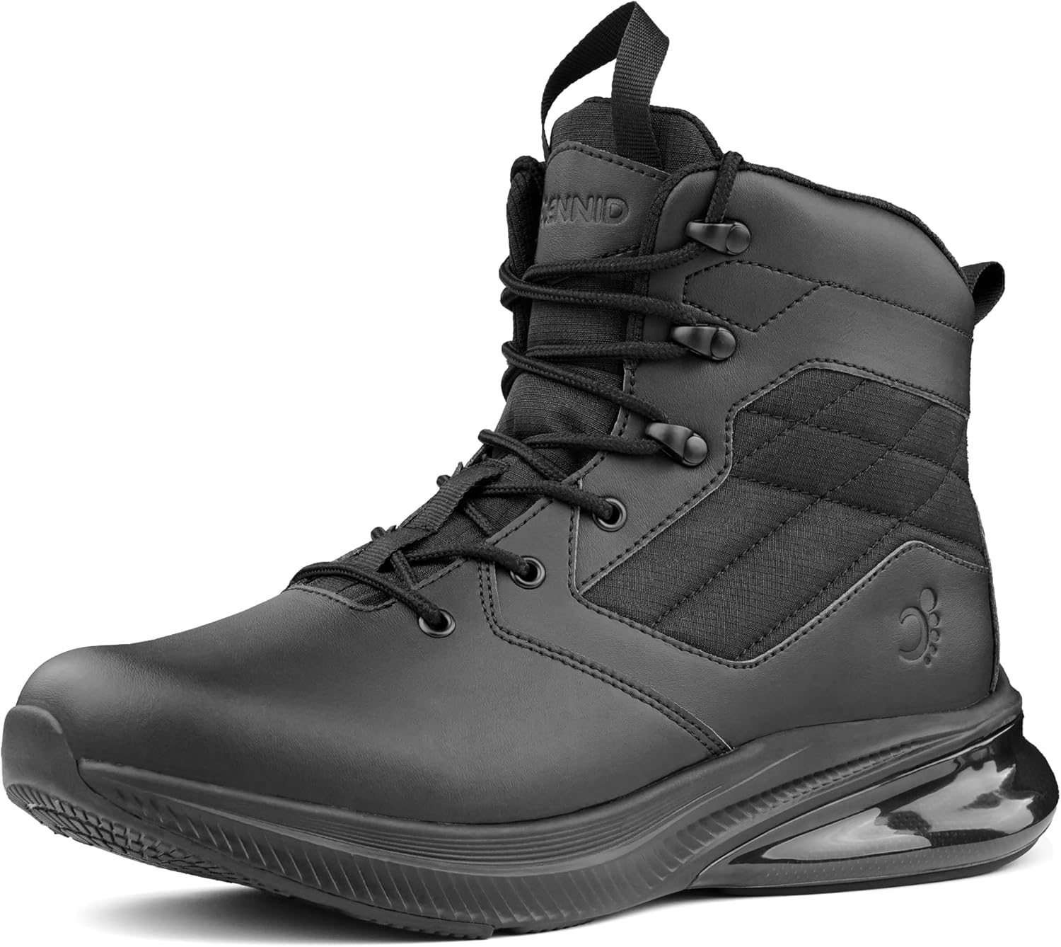 Мужские водонепроницаемые тактические ботинки с боковой молнией, военные ортопедические кожаные ботинки, легкие мотоциклетные боевые походные ботинки Trooper Cennid, черный
Мужские водонепроницаемые тактические ботинки с боковой молнией, военные ортопедические кожаные ботинки, легкие мотоциклетные боевые походные ботинки Trooper Cennid, черный