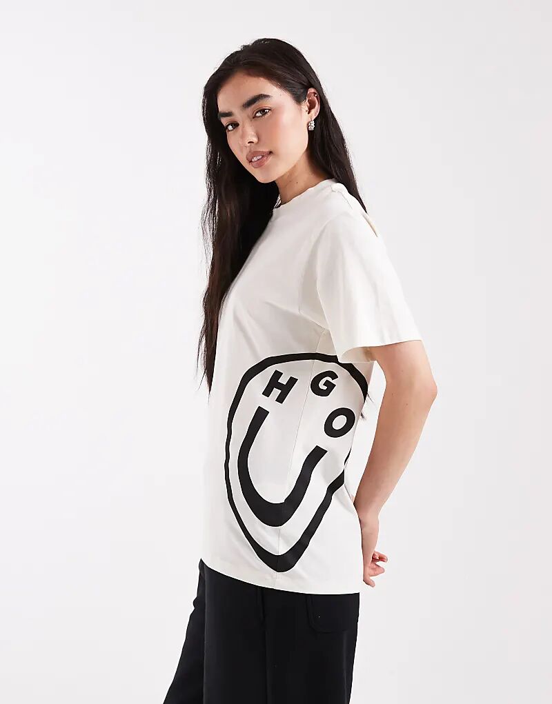 Футболка Hugo Blue Vintage в кремово-белом цвете
Футболка Hugo Blue Vintage в кремово-белом цвете