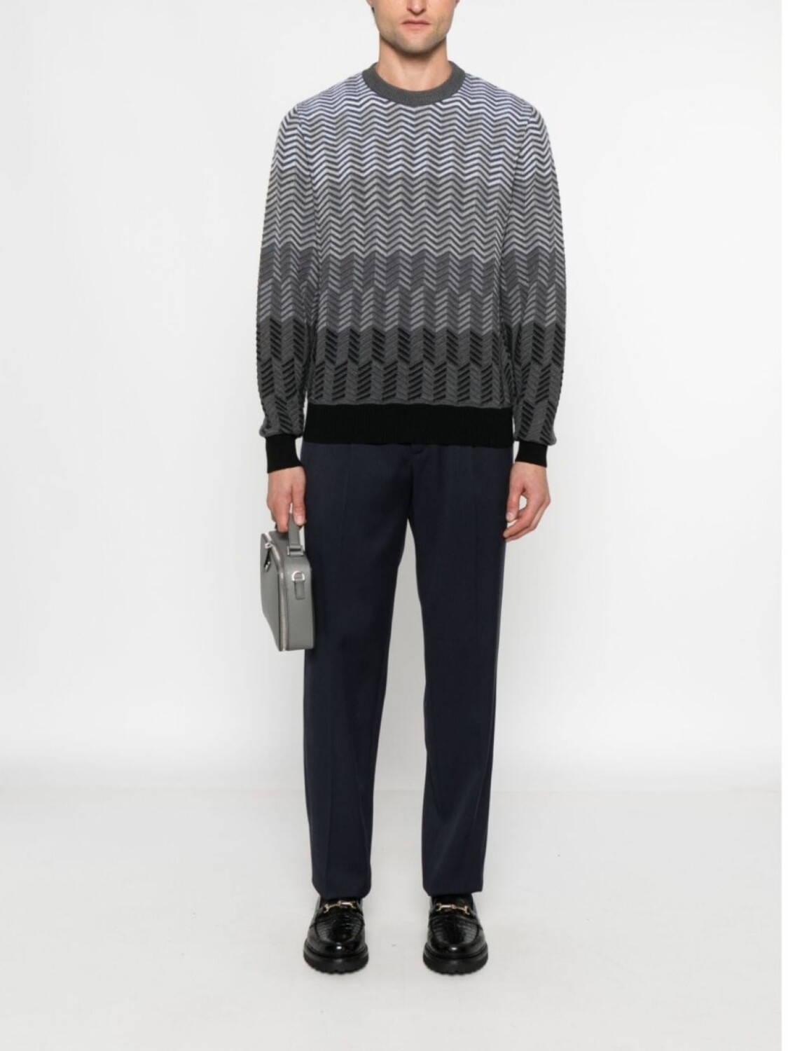 Missoni свитер из вирджинской шерсти с узором зигзаг, серый
Missoni свитер из вирджинской шерсти с узором зигзаг, серый