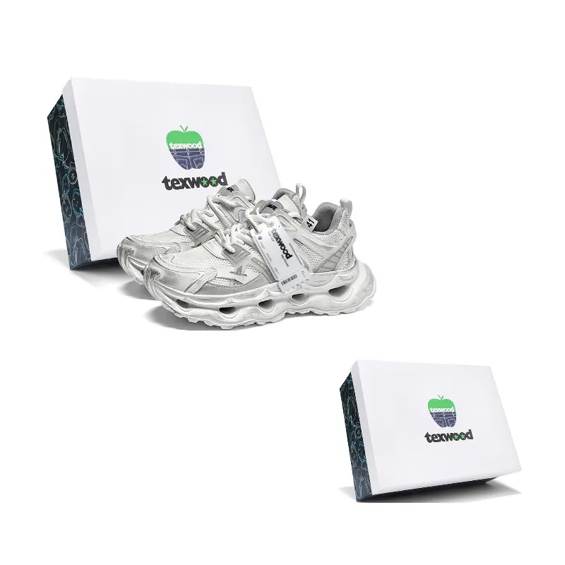 TEXWOOD Мужские низкие массивные кроссовки Box в бело-серой коробке, цвет White Gray Box
TEXWOOD Мужские низкие массивные кроссовки Box в бело-серой коробке, цвет White Gray Box