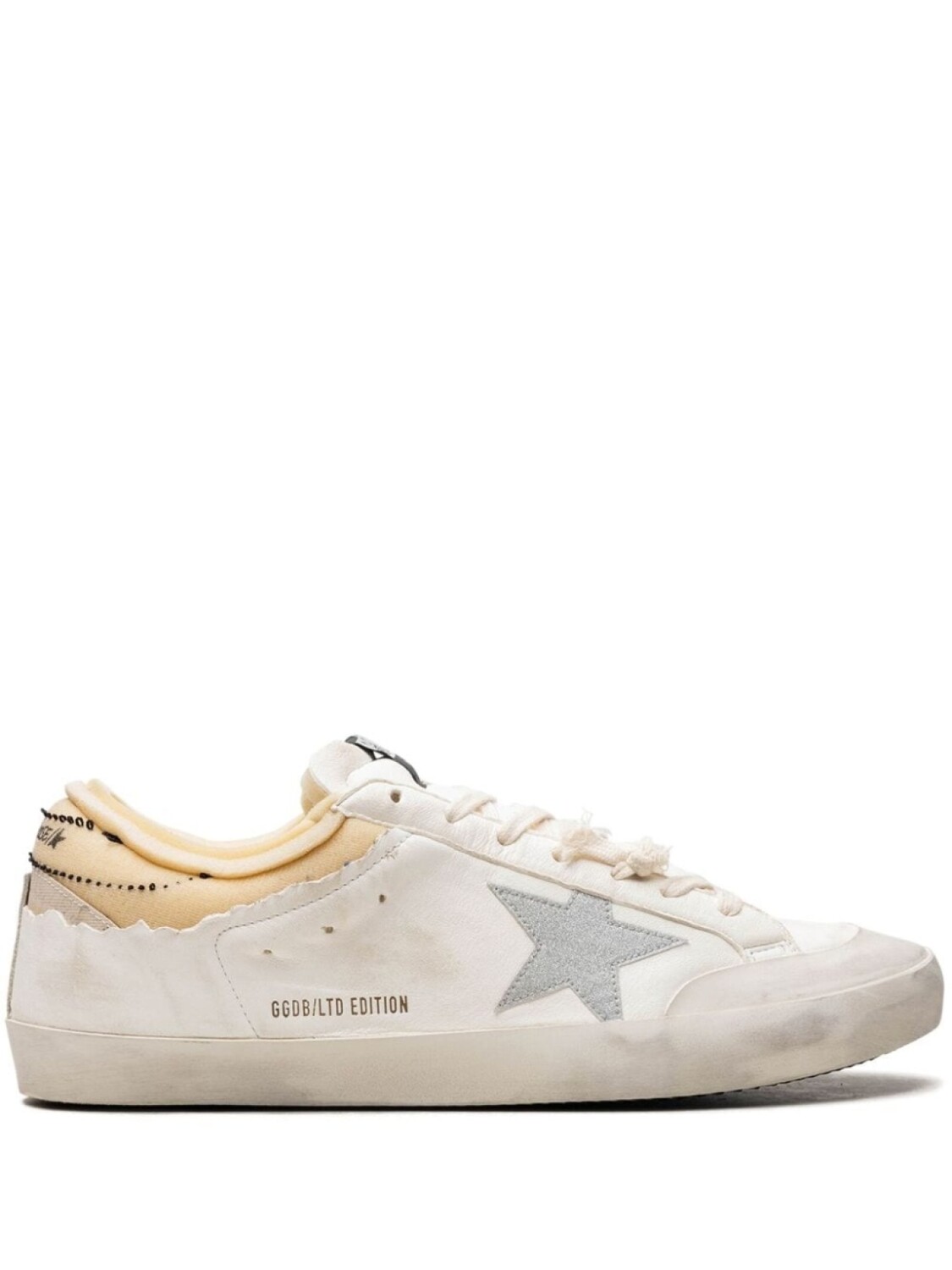 Golden Goose кроссовки Super-Star Penstar "Белый/Серебряный/Бежевый", белый 
Golden Goose кроссовки Super-Star Penstar "Белый/Серебряный/Бежевый", белый