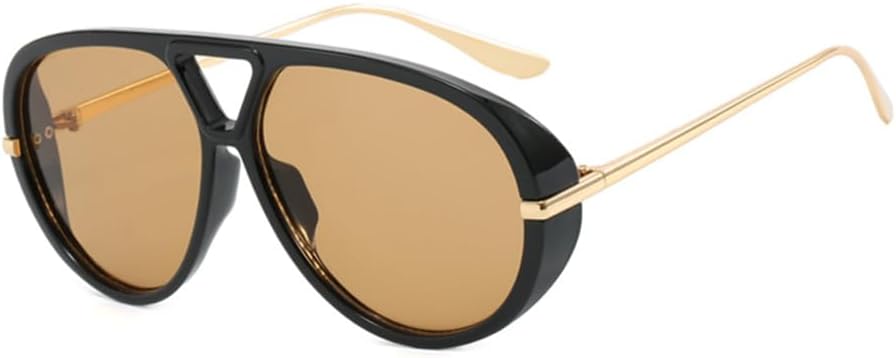 Солнцезащитные очки-авиаторы ENTHYI большого размера для женщин и мужчин, в стиле 70-х, модные, большие, с надежной защитой, дизайнерские, ретро, женские, Black-light Tea
Солнцезащитные очки-авиаторы ENTHYI большого размера для женщин и мужчин, в стиле 70-х, модные, большие, с надежной защитой, дизайнерские, ретро, женские, Black-light Tea