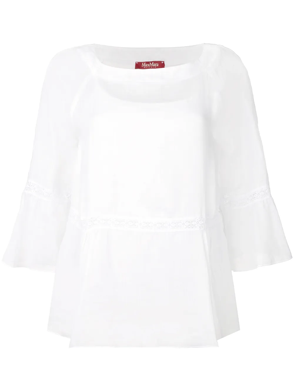Блузка с французской вышивкой MAX MARA, белый
Блузка с французской вышивкой MAX MARA, белый