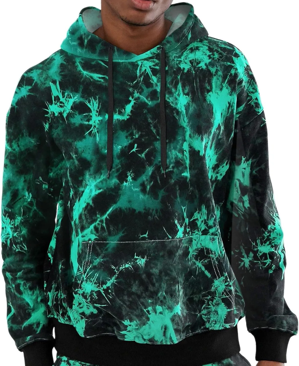 Зимний свитшот для мужчин Color Block Tie Dye с капюшоном и карманом
Зимний свитшот для мужчин Color Block Tie Dye с капюшоном и карманом