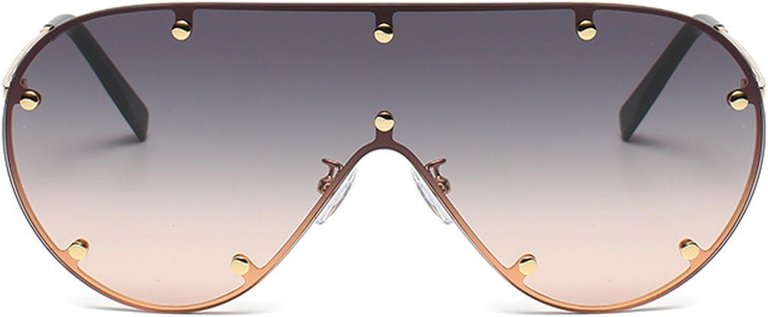 Уникальные цельные солнцезащитные очки-пилот большого размера для женщин, модные очки для вождения, винтажные большие солнцезащитные очки для мужчин mincl, Gray Light Pink
Уникальные цельные солнцезащитные очки-пилот большого размера для женщин, модные очки для вождения, винтажные большие солнцезащитные очки для мужчин mincl, Gray Light Pink