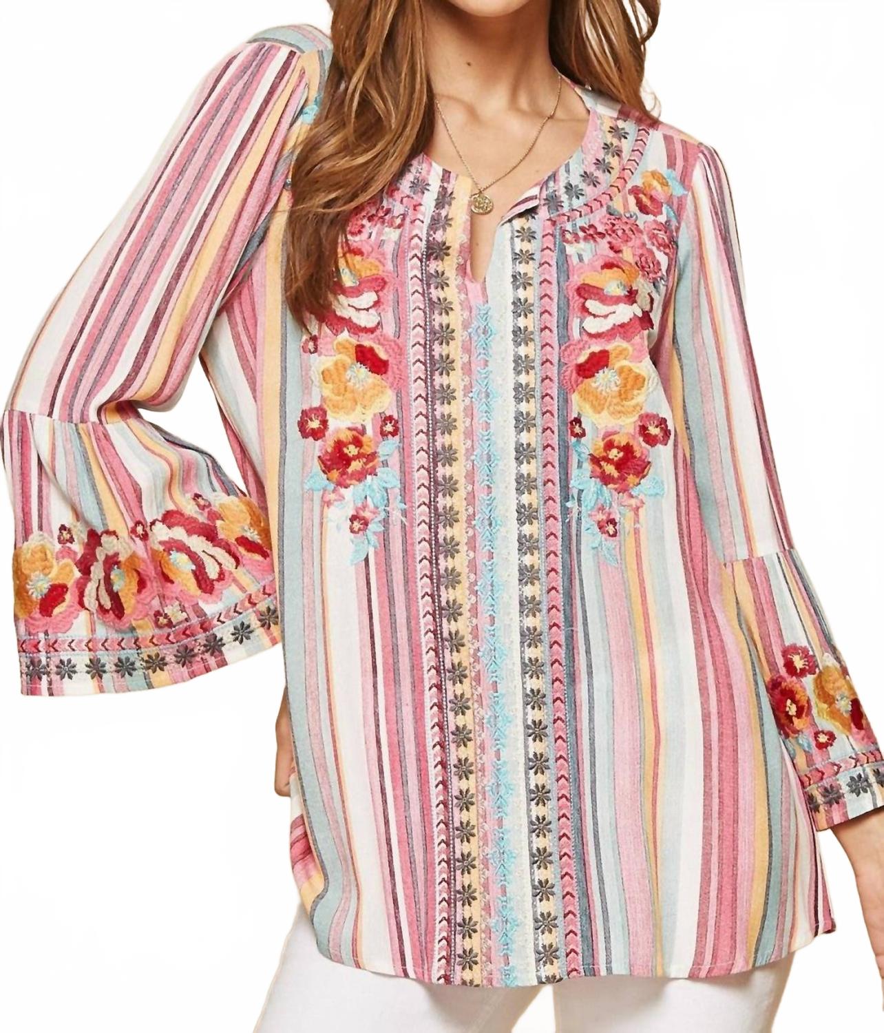 Саут Бич вышитая блузка в полоску ANDREE BY UNIT, Striped
Саут Бич вышитая блузка в полоску ANDREE BY UNIT, Striped