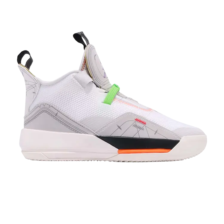 Кроссовки Air Jordan 33 PF 'Vast Grey', белый
Кроссовки Air Jordan 33 PF 'Vast Grey', белый