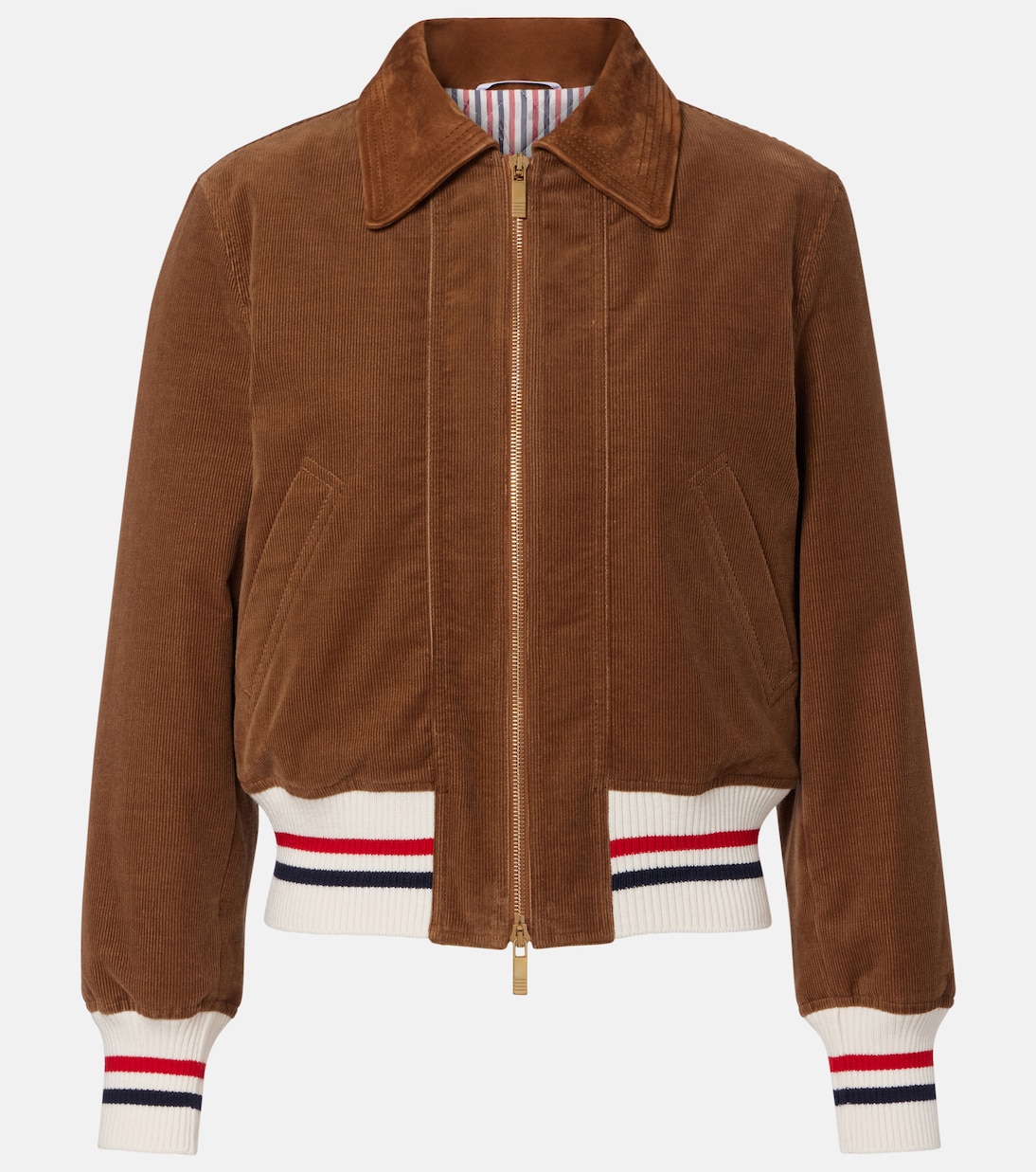 Куртка-пуховик из хлопкового вельвета Wale Thom Browne, коричневый
Куртка-пуховик из хлопкового вельвета Wale Thom Browne, коричневый