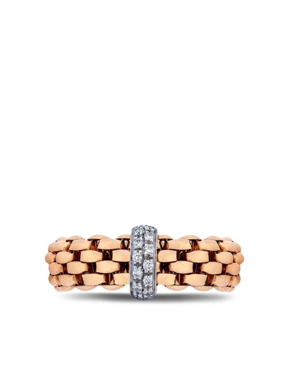 Кольцо Flexible из желтого и белого золота с бриллиантами FOPE, розовый
Кольцо Flexible из желтого и белого золота с бриллиантами FOPE, розовый