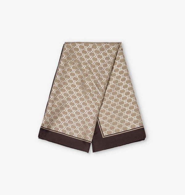 Шелковый шарф-каре с монограммой Gg Gucci, мультиколор
Шелковый шарф-каре с монограммой Gg Gucci, мультиколор