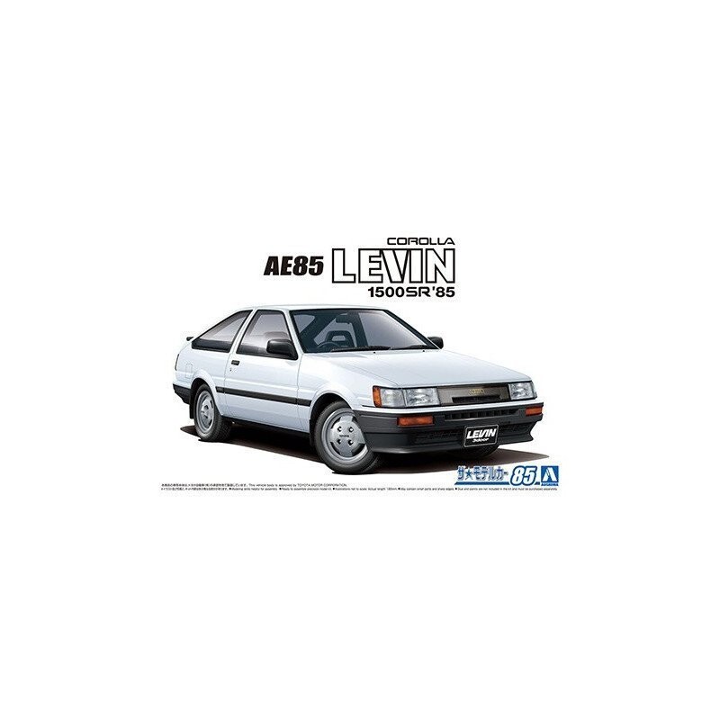 Aoshima 05968 1/24 MC#85 Toyota AE85 Corolla Levin 1500SR '85 Inna marka
Aoshima 05968 1/24 MC#85 Toyota AE85 Corolla Levin 1500SR '85 Inna marka