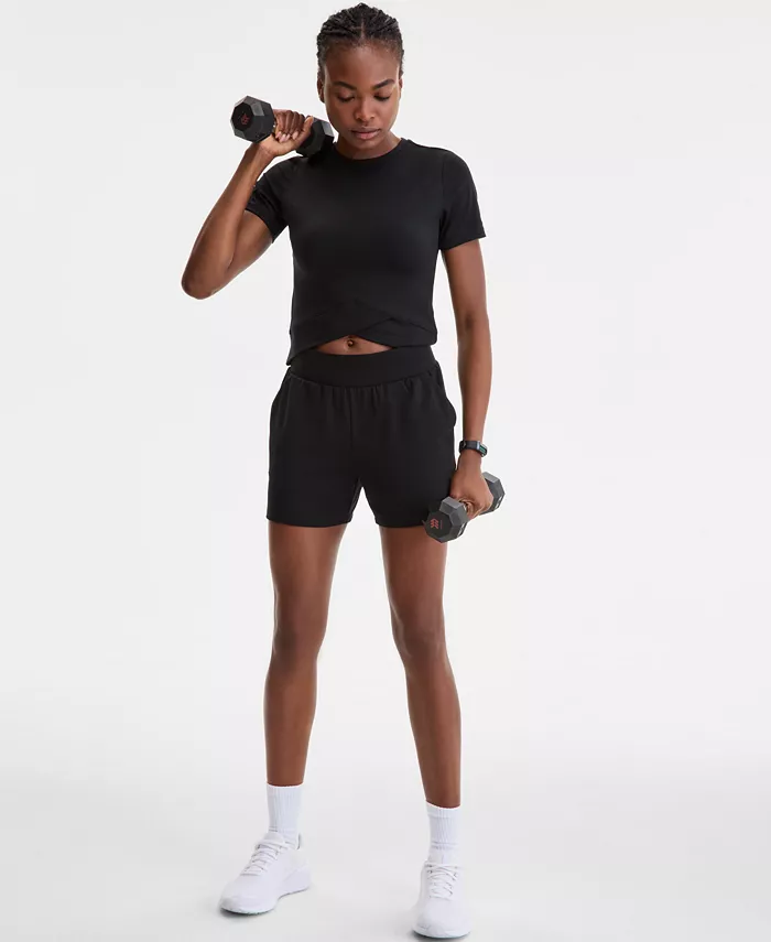 Женские расслабленные шорты с высокой посадкой ID Ideology, черный
Женские расслабленные шорты с высокой посадкой ID Ideology, черный