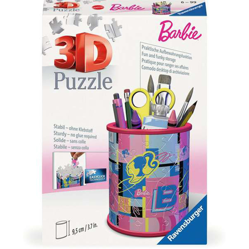 Пазлы Barbie Pencil Holder 3D Puzzle, 54Pc
Пазлы Barbie Pencil Holder 3D Puzzle, 54Pc