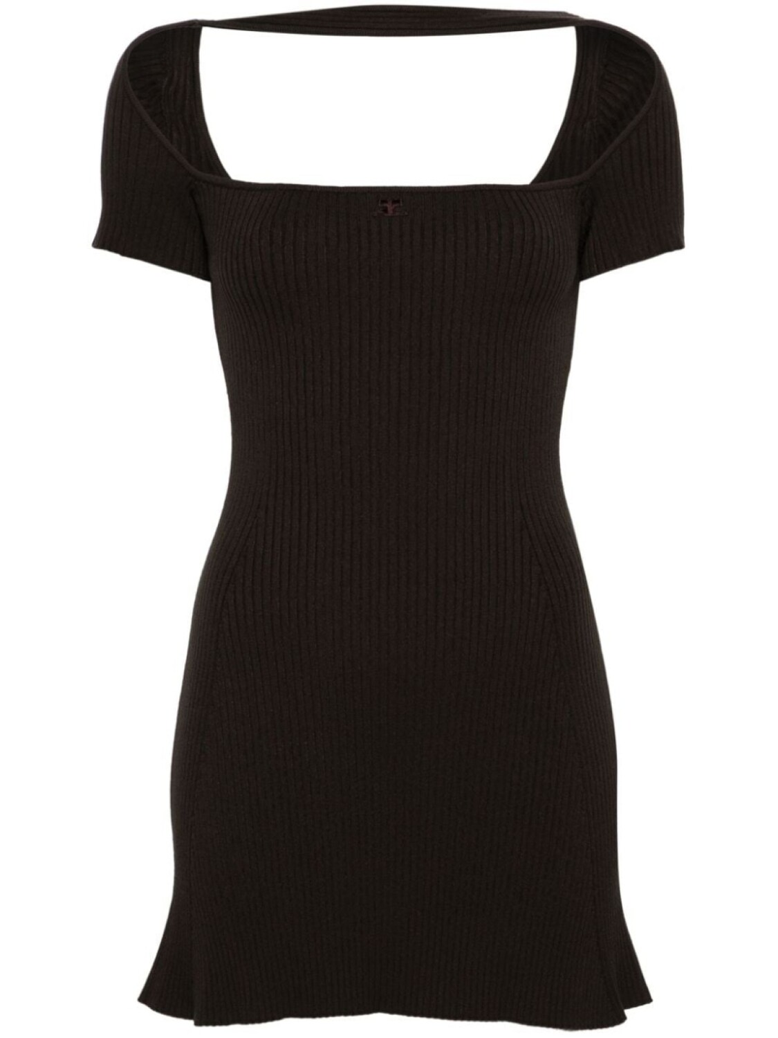 Мини-платье в рубчик Hyperbole Courrèges, зеленое
Мини-платье в рубчик Hyperbole Courrèges, зеленое