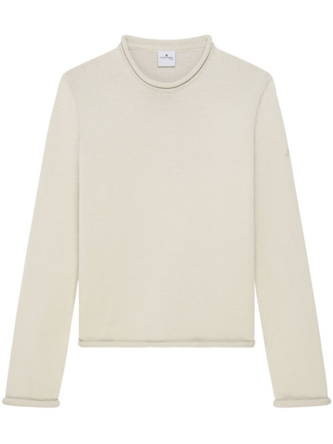 Courrèges трикотажный свитер, нейтральный 
Courrèges трикотажный свитер, нейтральный