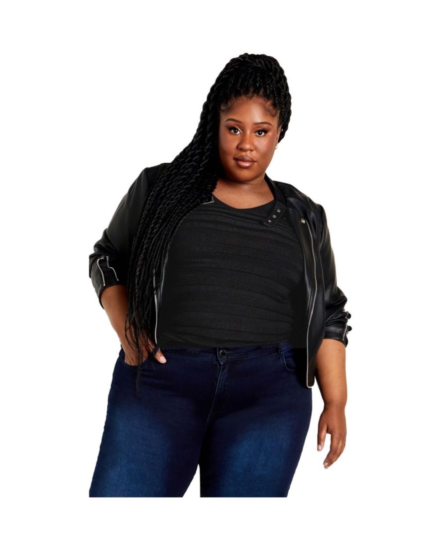 Женский свитер-туника Emma больших размеров AVENUE, Black
Женский свитер-туника Emma больших размеров AVENUE, Black