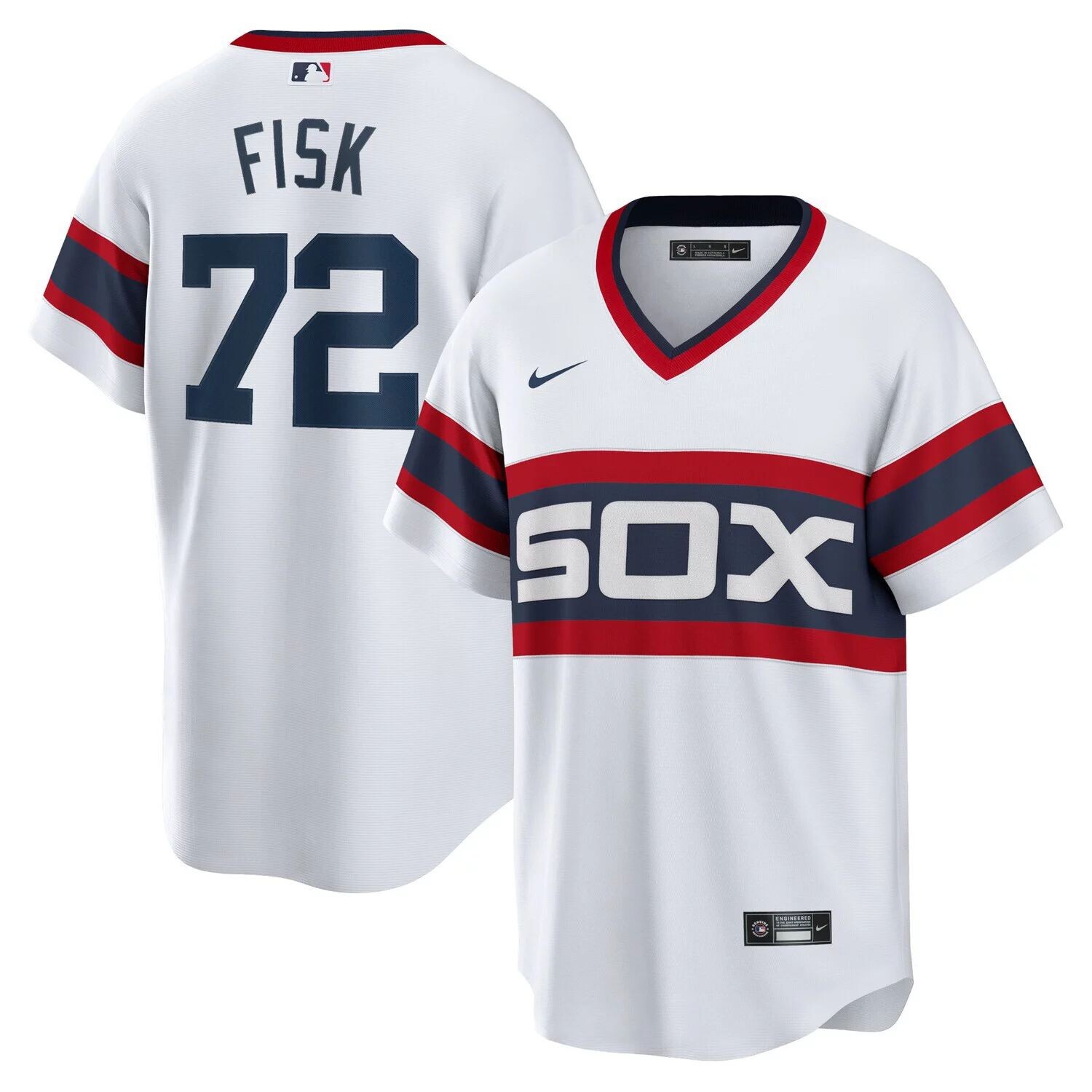 Мужская футболка Nike Carlton Fisk White Chicago White Sox Home Cooperstown Collection Team Player
Мужская футболка Nike Carlton Fisk White Chicago White Sox Home Cooperstown Collection Team Player
